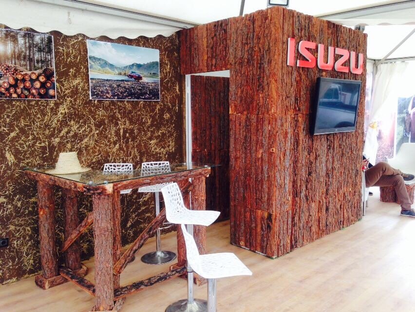 aménagement stand personnalisé par thème, stand extérieur