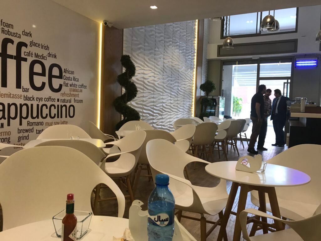 aménagement intérieur café