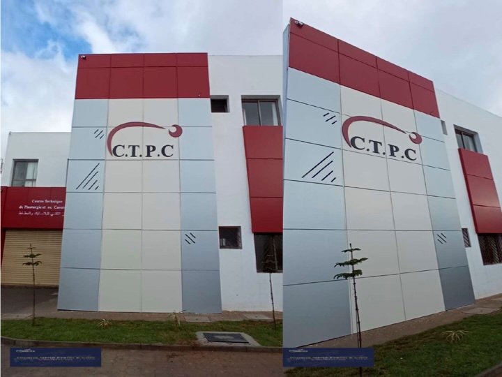 facade alucobond structure metallique Industrie Publicitaire