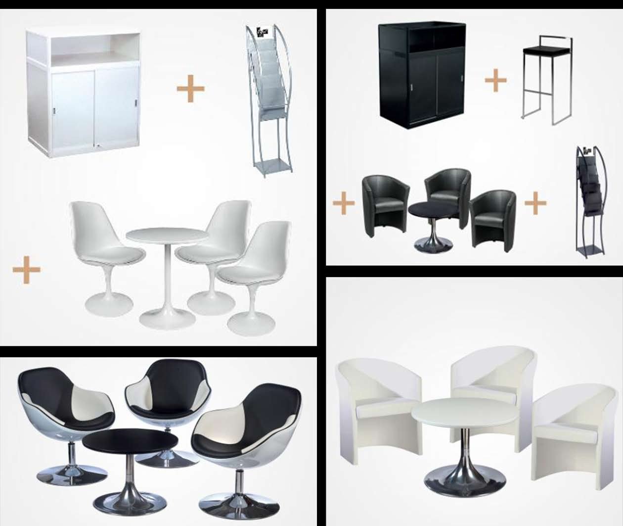 location packs mobilier salon professionnel