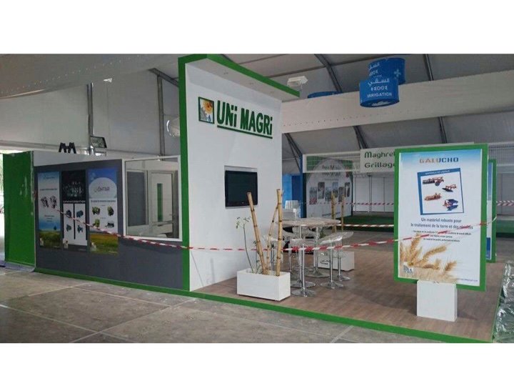 stand personnalisé Unimagri salin international de l'agriculture