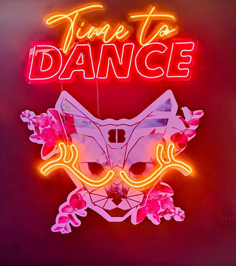 fabrication enseigne personnalisé neon design BFIT Club